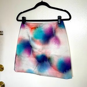 French connection airbrush effect mini skirt